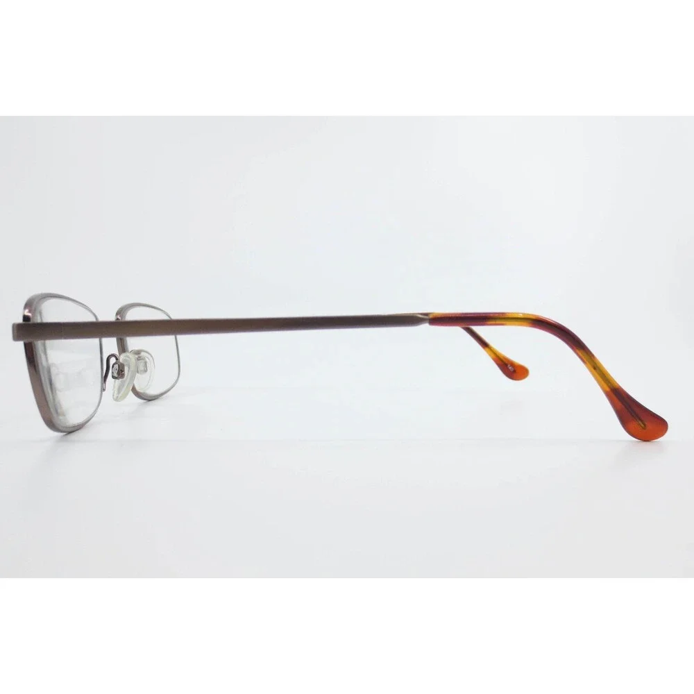 Titmus T264 ANB CS64 Z87-2 Brown Metal Rectangular Safety Eyeglass Frames